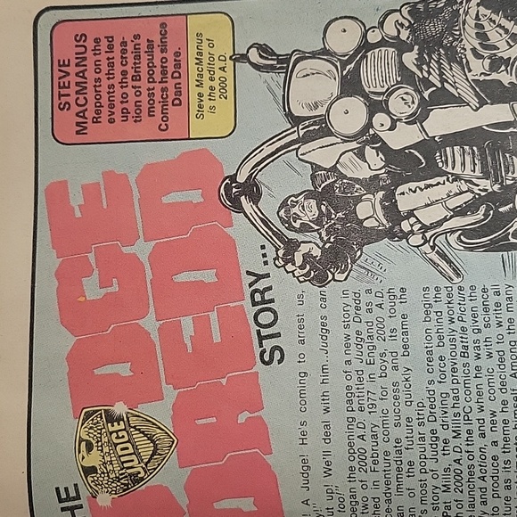 Judge  Dredd He Is The Law NO. 1 1983 US Eagle Comics - Picture 11 of 12